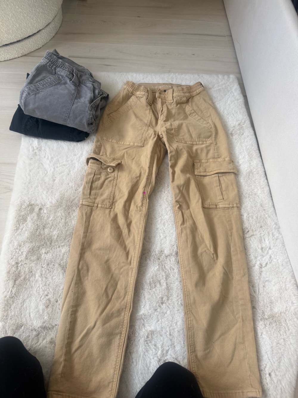 American eagle 3 pair LOT  Cargo Pants - Casual Utility Style. Stretch size 00